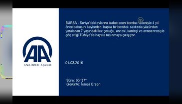 Bursa'da bombaların izini yüreğinde ve yüzünde taşıyor