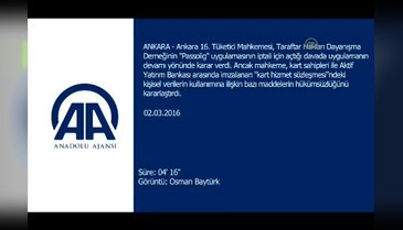 Passolig davasında karar çıktı: Kısmen kabul