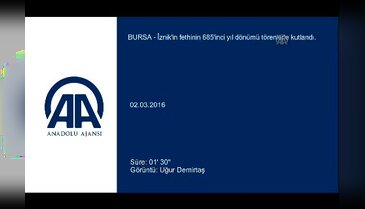 Bursa İznik'in fethinin 685'inci yıl dönümü kutlandı