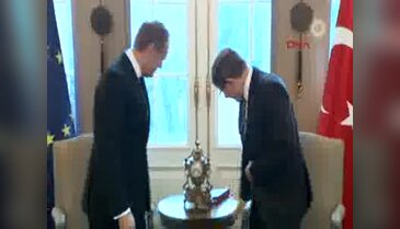 Davutoğlu, AB Konseyi Başkanı Tusk ile görüştü