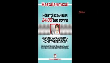 Nöbetçi eczaneler kepenk indirecek