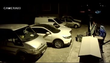 Motosiklet hırsızları kamerada