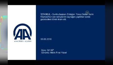Bursalı börek ustasından Yavuz Sultan Selim Köprüsü'nün maketi