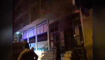 Markete molotoflu saldırı