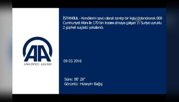 Telefon dolandırıcılığı zanlıları suçüstü yakalandı