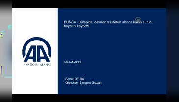 Bursa'da traktör kazası can aldı!