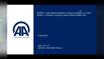 Bursa'da molotoflu saldırı! - 2