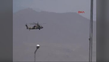 Doğubayazıt'ta helikopter hareketliliği
