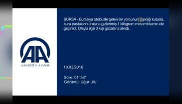 Bursa'ya getirilen kutudaki pastaların arasından uyuşturucu çıktı