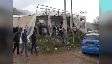 Fethiye'de öldürülen çift toprağa verilirken çocukları için bağış toplandı