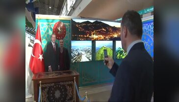 Bursa'da Cumhurbaşkanıyla fotoğraf çekilmek için sıraya girdiler