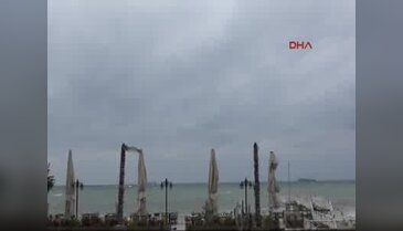 Tekirdağ'da şiddetli poyraz