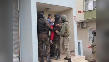 Nusaybin'de operasyon bölgesindeki 5 kişilik aile tahliye edildi