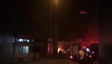 LPG dolumu sırasında otomobil ve pompa alev aldı