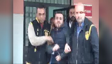 Taksiciyi gasp edip uyuşturucu almış