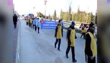 57'nci Alay coşkuyla karşılandı