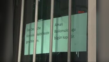 Almanya Başkonsolosluğu bugün de kapalı