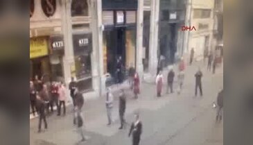 İstiklal Caddesi'ndeki patlamanın güvenlik kamerası görüntüleri
