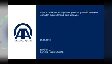 Bursa'da güvenlik kamerasını çalan hırsızlar, başka kameraya yakalandı