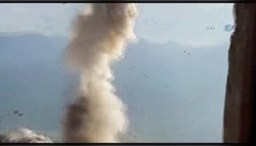 PKK'nın bomba imalathanesi böyle imha edildi