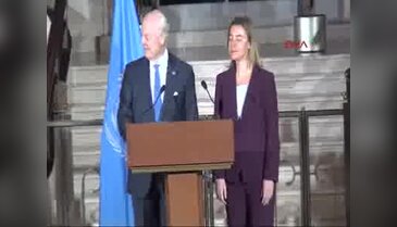 BM Suriye Özel Temsilcisi de Mistura,  AB Temsilcisi Mogherini ile görüştü