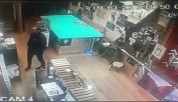 Hırsızın rahatlığı şaşırttı