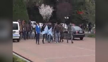 KTÜ'de Ensar Vakfı protestosu arbedesi: 22 öğrenci gözaltına alındı