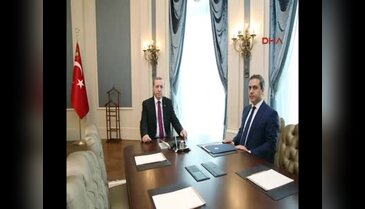 Erdoğan, Hakan Fidan'ı kabul etti