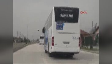 Yolcu otobüsünde 'canlı bomba' alarmı