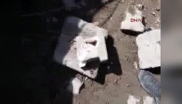 Kilit taşa bomba döşemişler: Son anda fark edildi