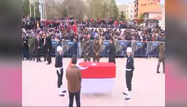 Cumhurbaşkanı Erdoğan Yozgatlı şehidin cenaze törenine katıldı
