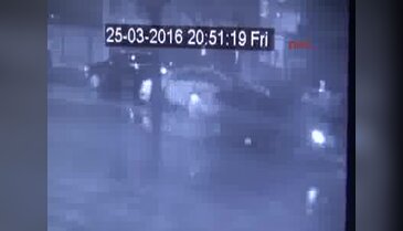 Eskişehir'deki korkunç kaza güvenlik kamerasında