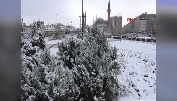 Sivas'ta kar yağışı