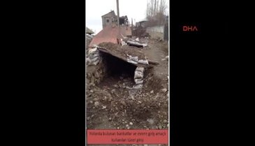 Yüksekova'daki kaçış tünelleri birer birer ortaya çıkarılıyor