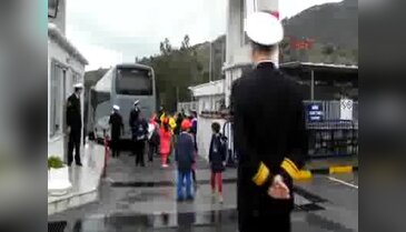 Rus askeri heyeti Foça'da