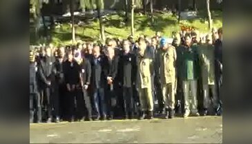 Şırnak'ta şehit polis için uğurlama töreni