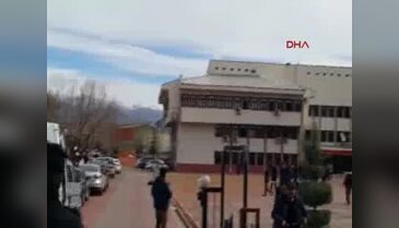 Tunceli'de Adliye binası çevresinde çatışma yaşandı -2