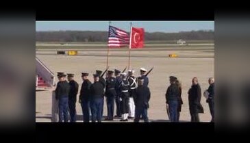 Cumhurbaşkanı Erdoğan'a Washington'da coşkulu karşılama