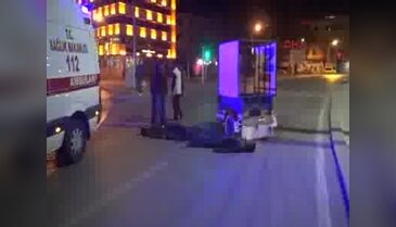 Alkollü motosiklet sürücüsü kaza yaptı, 'Allahım ne olur yardım et' diye gözyaşı döktü