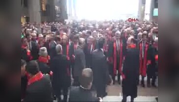 Şehit Savcı Mehmet Selim Kiraz için adliyede anma töreni düzenlendi