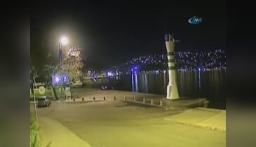 2 kişiye mezar olan araç denize böyle uçtu
