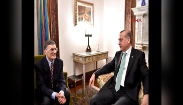 Cumhurbaşkanı Erdoğan, Aziz Sancar'ı kabul etti