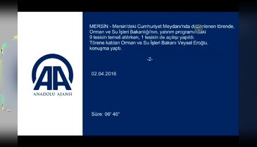 Eroğlu: 3 hortum kesildi, havuz dolmaya başladı