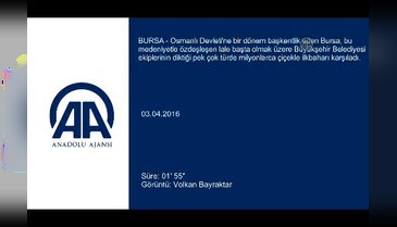 Bursa'da çiçeklerle renk cümbüşü