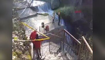 Şelaleye düşen Suriyeli genç bulunamadı