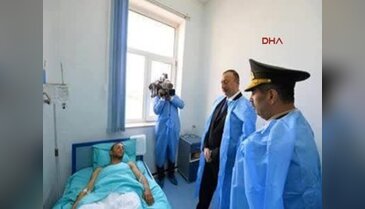 İlham Aliyev yaralı askerleri ziyaret etti