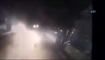 Yola döşenen patlayıcı böyle infilak etti!