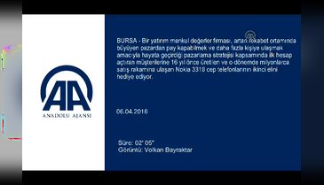 Bursa'da hesap açtırana "Nokia 3310" hediye