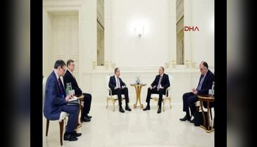 Azerbaycan Cumhurbaşkanı İlham Aliyev, Rusya Dışişleri Bakanı Sergey Lavrov ile görüştü.