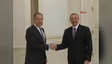 Cumhurbaşkanı İlham Aliyev Rusya Dışişleri Bakanı Sergey Lavrov ile görüştü